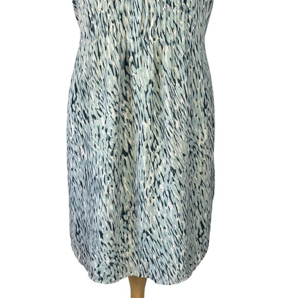 H&M Dress Green Vneck Short Sleeves Spring Summer Size Medium - Picture 4 of 12